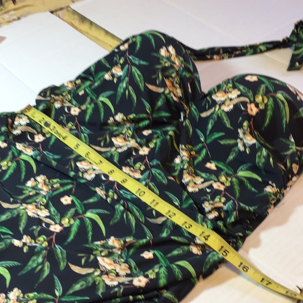 NWOT Dark Tropical One Piece Bathing Suit Size XXL - Picture 14 of 14